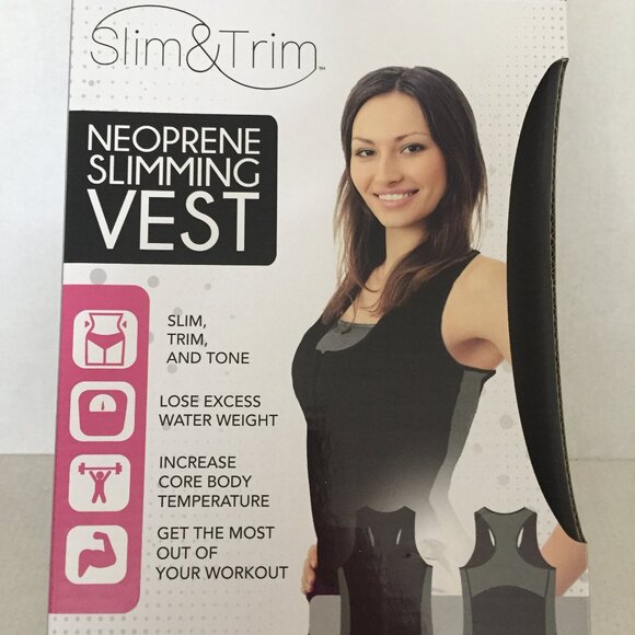 NEW Slim & Trim Neoprene Medium Slimming Vest - Picture 1 of 10